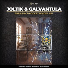 Joltik & Galvantula 116 - 117 White Flare Extended Art Print Binder Page Custom