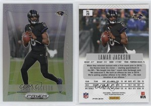 2024 Panini Prizm Deca Silver Prizm Lamar Jackson #20