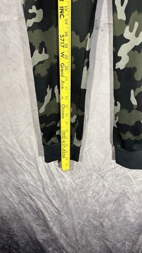Hurley Boys H20 Dri Green Camouflage Zip Pockets Jogger Pants Size M Drawstring - Picture 9 of 11