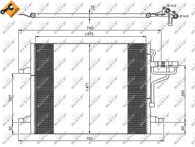 NRF Air-con Condenser - 35936 - Image 6