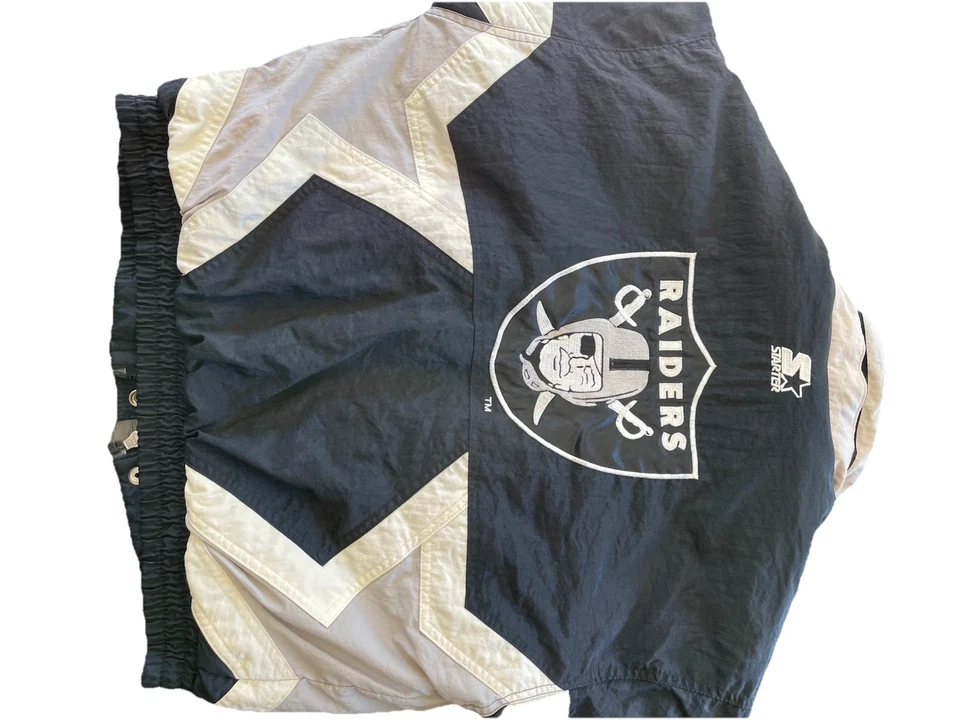 Chaqueta Star Star Star Star de Los Angeles Raiders de Colección Años 90 Talla Mediana JUVENTUD  Foto 4 de 4