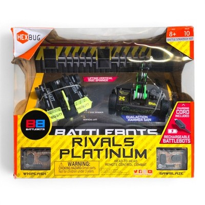 HEXBUG BattleBots Rivals Platinum RC Set - Whiplash & Sawblaze [DAMAGED BOX]