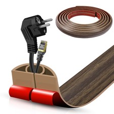 Floor Cord Cover Self Adhesive Cord Hider 10ft Cable Management Extension Strip