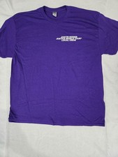 Justin Bieber Justice World Tour Crew Shirt Size XL Rare PURPLE