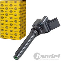 Hella ZÜNdspule 4-POLIG FüR Audi A1 A3 A4 Q5 VW Touran Tiguan Seat Leon Skoda