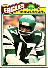 1977 Topps #144 Harold Carmichael football card 7BBBB