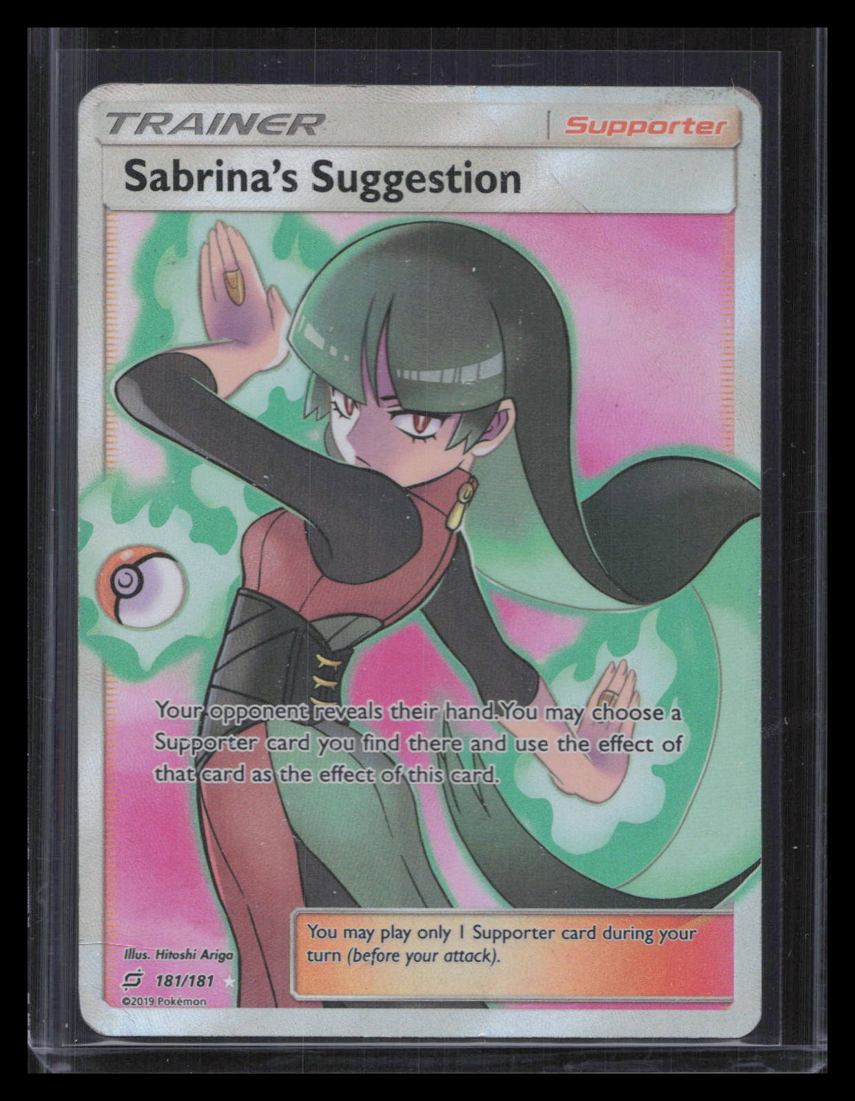 Sabrina's Suggestion (Full Art) SM - Team Up #181/181 HP-DMG