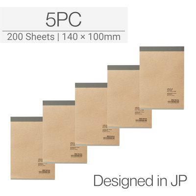 [MUJI] Memo Pad 200 Sheets - Approx. 140 x 100 mm ×5