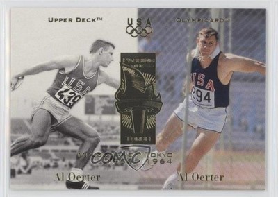 1996 Upper Deck Olympicard Passing the Torch Al Oerter #128 0q3