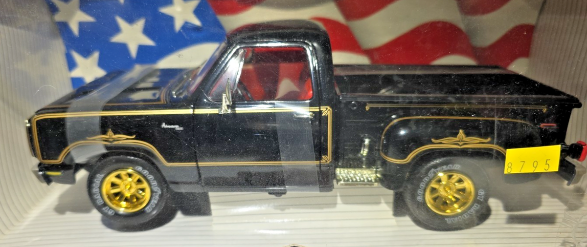 Ertl American Muscle 1978 Dodge Warlock Collector's Edition Black