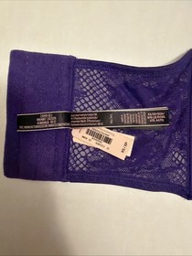 Victoria's Secret NWT High Neck Corset Bra Top -XS - Very Sexy Purple Lace