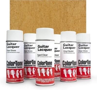 ColorTone Aerosol Finishing Set with 50s Classic Color Lacquer, Aged Clear