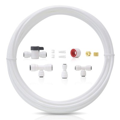 AQUA CREST KITB 1/4'' Flexible Hoses, Water Line Connection Kit for 10/15/17UB