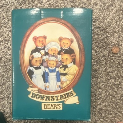Downstairs Bears Daphne Bonnett Resin Figurine Signed Boxed The Upstairs 1995