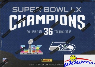2025 Panini Seattle Seahawks Super Bowl LX Champions Factory Sealed Box Set!
