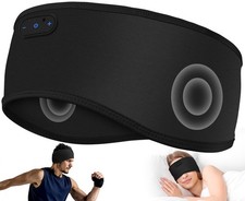 Sleep Headphones Bamboo Cotton Headband, Wireless Bluetooth 5.4 Headphones fo...