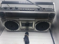 Quasar GX3601 Vintage Portable AM/FM Radio Cassette Player Boombox Tested
