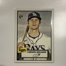Topps 2026 Series 1 Carson Williams #25 Rookie 1952 Variation SP  - Rookie
