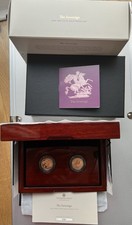 2026 Gold Proof Two Coin Reverse Frosted Sovereign Set - Limited 300 only!