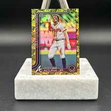 2025 Topps Series 1 Gold Foil Palm Tree Ronald Acuna Spring Training /50 Braves