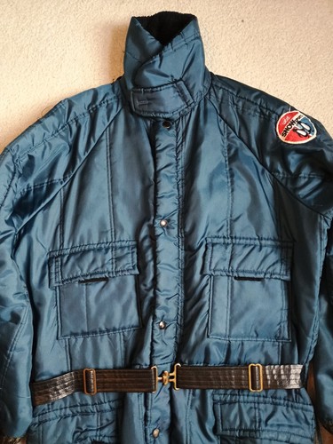 Vintage Walls Blizzard Pruf Lined Insulated Jumpsuit Mens XL Coveralls Blue - Picture 2 of 16
