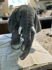 Melissa Doug 36" Wide 17" Tall Jumbo Elephant Plush Stuffed Animal