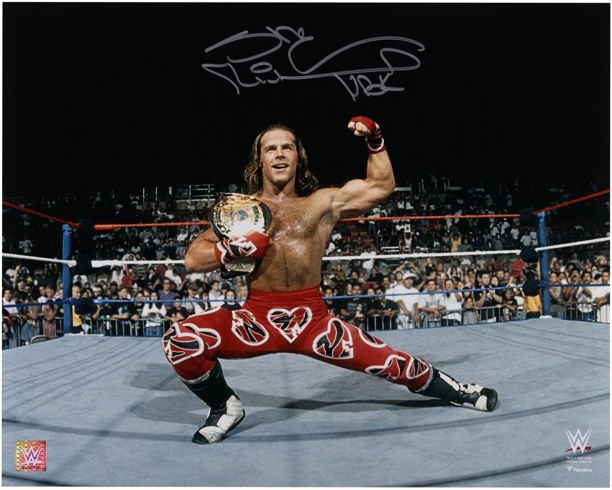 Shawn Michaels WWE Autographed 16