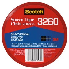3M 3260-A Heavy Duty Poly Stucco Tape 2 in. x 60 yards