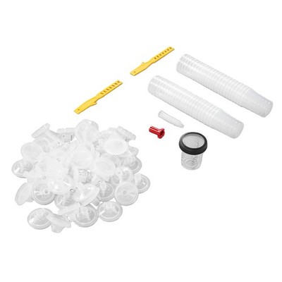 50pcs 160ml Disposable Paint Spray Gun Sprayer Cup Liners And Lid System BAK