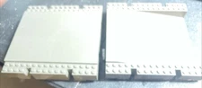 2 Lego Pieces Grey Ramp and Raised Platform 2617 & 2642