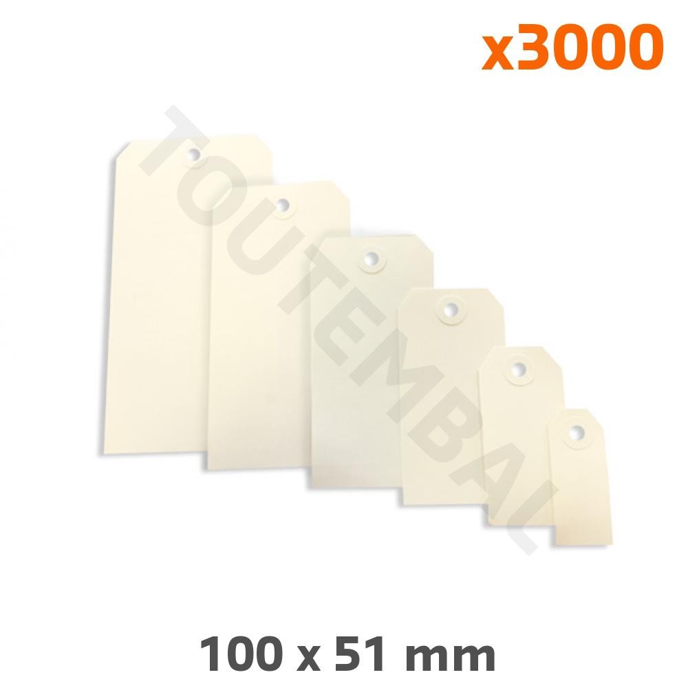 Etiquette américaine cartonnée 100x51 mm pour identifier les colis sans code-barre
