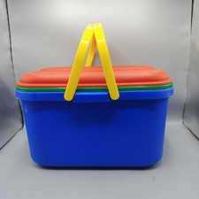 Vintage Eagle Craftstor Craft Sewing Storage Container 80's Creativity