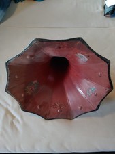 Gro&szlig;er Grammophon Trichter aus Blech (keine Messing) Bl&uuml;ten- oder Lilienform