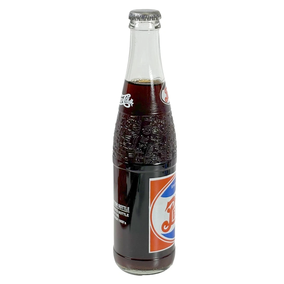 Official PEPSI Replica 1950s & 1900s Glass Bottles, Back To The Future 1955 Prop - Image 3 of 4