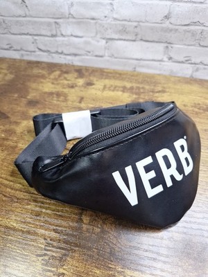 VERB Mini Fanny Pack Black Micro Belt Bag Small Zip Waist Pouch Festival Bag New