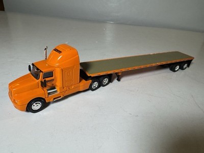 PEM 1:64 Diecast Schneider National Tractor Trailer Flatbed