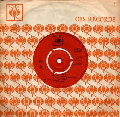 Tony Bennett:Who can I turn to?/Quiet nights (Corcovado):UK CBS:1964