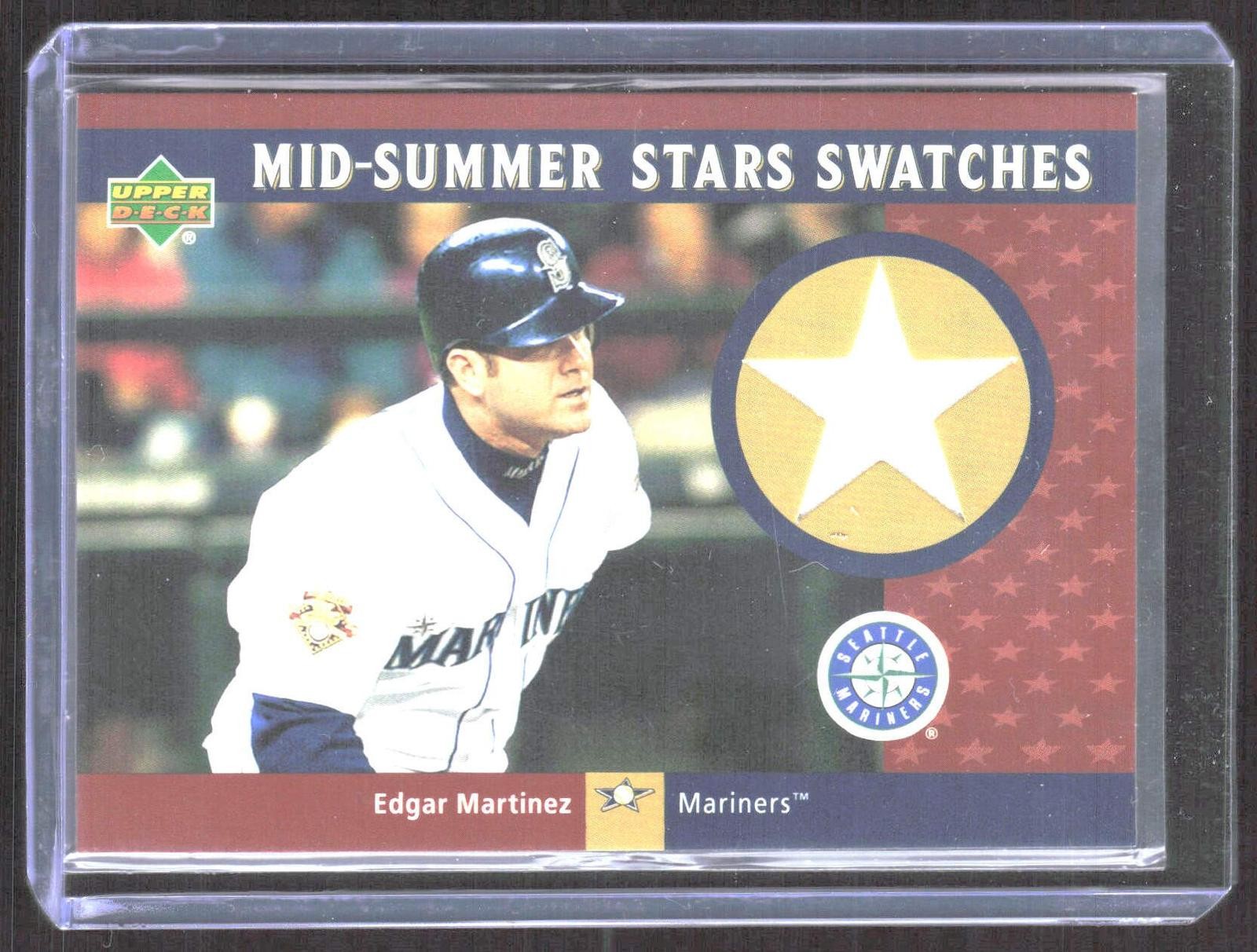 2003 Upper Deck #MS-EM Edgar Martinez Mid-Summer Stars Swatches