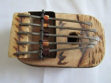 Handmade Kalimba Thumb Piano Primitive Musical Instrument