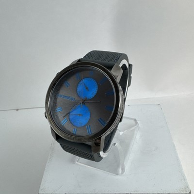 Rockwell Time Apollo Watch Gunmetal & Blue With Adaptech(TM) Silicone Band