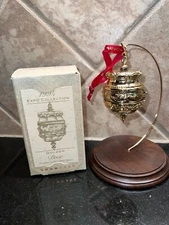 Hallmark 1994 Expo 22 Karat Gold Plated Dove Collection Showcase Ornament NIB
