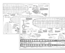 Civy Boy 51 F/F Power 51" Wingspan RC Model Airplane Printed Plans & Templates
