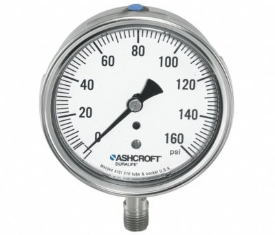 #ad Ashcroft 2 1 2quot; General Purpose Pressure Gauge 0 to 1500 psi $59.99