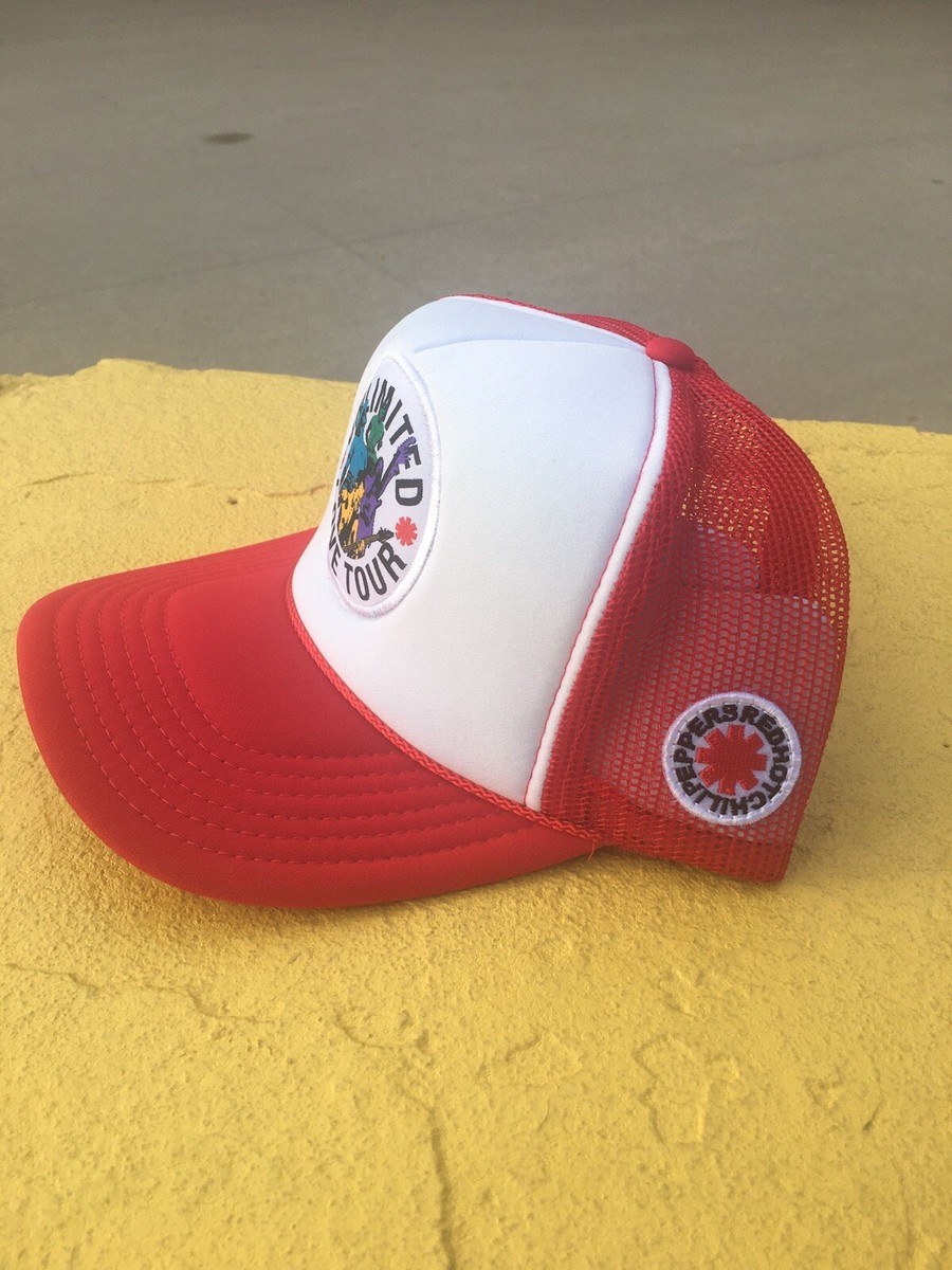 帽子 RED HOT CHILI PEPPERS 22-23 TOUR CAP Red Hot Chili Peppers VIP Tour Hat 2023 Adjustable Snapback