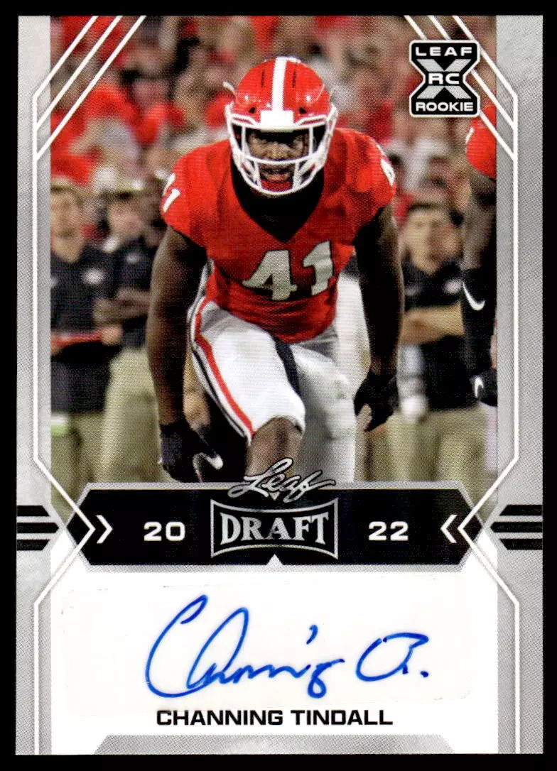 Channing Tindall trading card