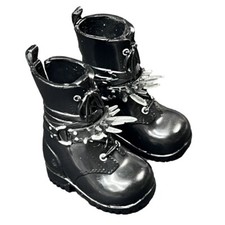 Rainbow High Ainsley Slater Doll Black Combat Boots Outfit Replacement Shoes