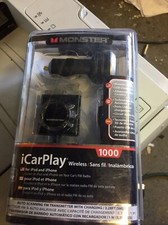 Monster Cable iCarplay 1000 FM Transmitter Charger iPod iPhone Retail NEW