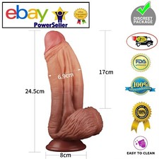 HUGE Realistic Thick Big Penis Dildo Dong Anal G-spot Sex Toy for Women