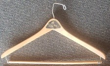 vintage contoured wood hanger custom KLOPFENSTEINS TAILORS 17" jacket/pant