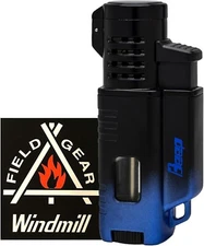 WINDMILL Electronic Gas Lighter BEEP Ⅺ Jet Flame Blue Refillable BE110003 NEW